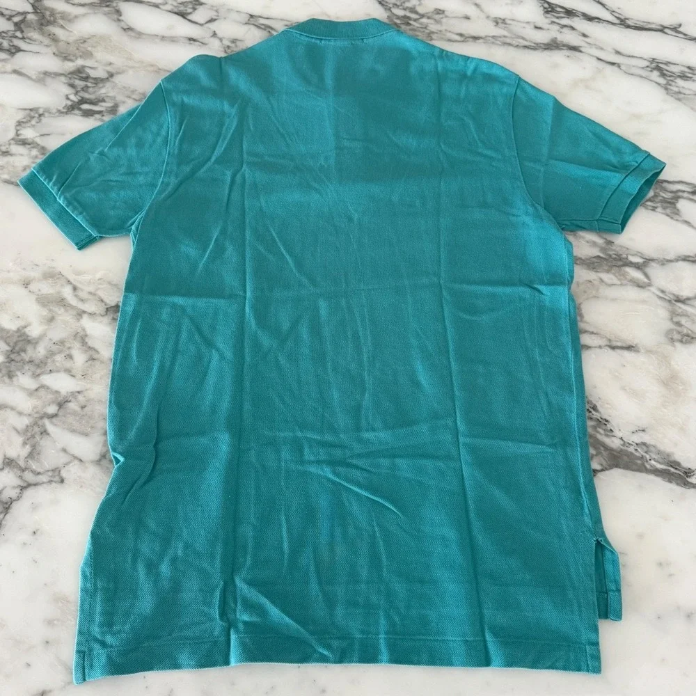 POLO Ralph Lauren Polo Shirt Mens Green 100% Cotton, Size Middle